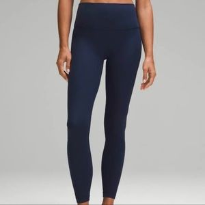 navy blue lulu leggings